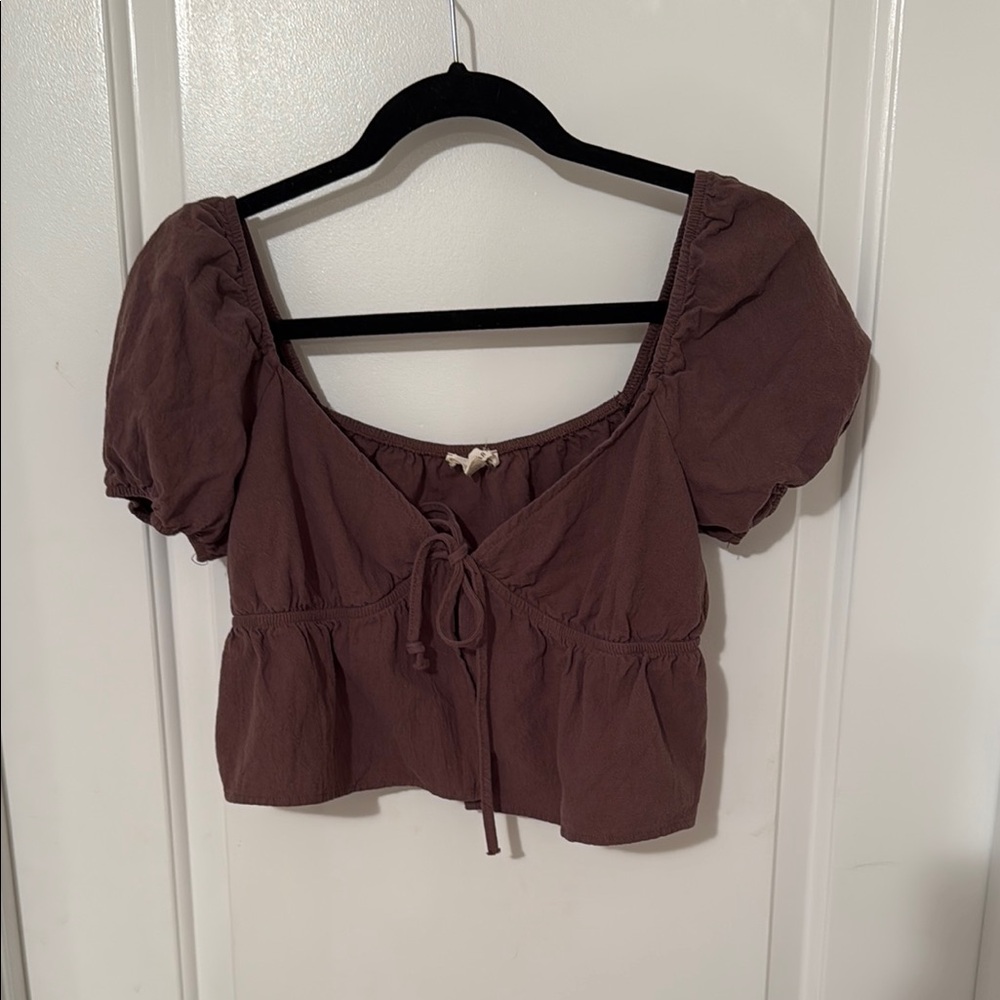 Women's Tue Front Top - Brown